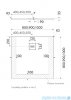 Schedpol Schedline Protos Cashmere Stone brodzik kwadratowy 80x80x3,5cm 3SP.P2K-8080/PK/ST-M1/PK/ST